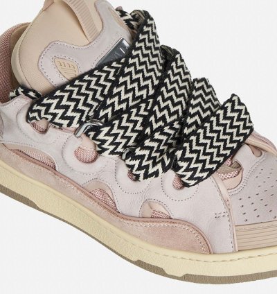 Lanvin Leather Curb Sneaker