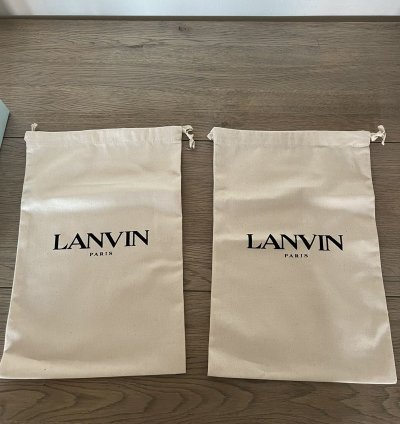 Lanvin Leather Curb Sneakers