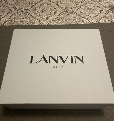 Lanvin Leather Curb White Ivory