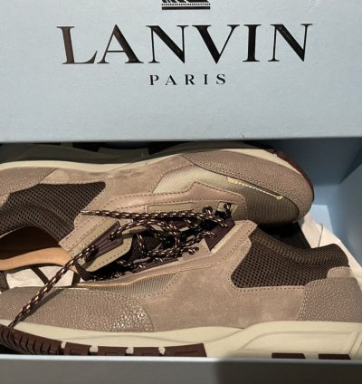 Lanvin Light Beige Running Sneaker