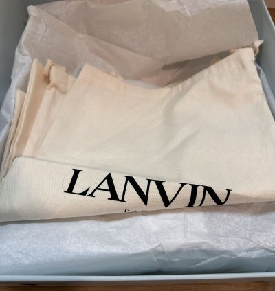 Lanvin Medley Side Zip Black Leather Boots