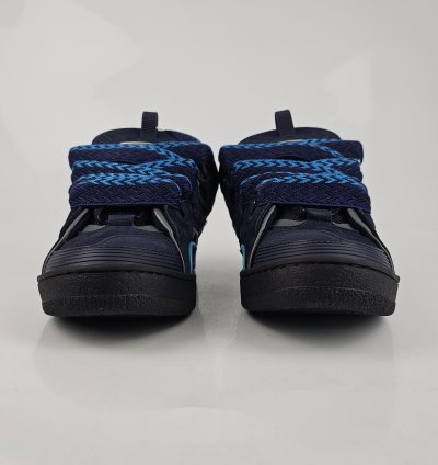 Lanvin Men Curb Navy And Blue Sneakers New Ss23