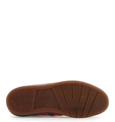 Lanvin Mesh And Leather Clay Sneakers With For Men Size Eu 44