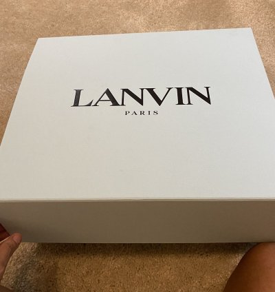 Lanvin Rose Pale Skate Sneakers