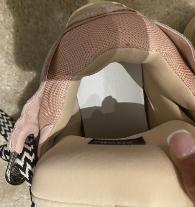 Lanvin Rose Pale Skate Sneakers