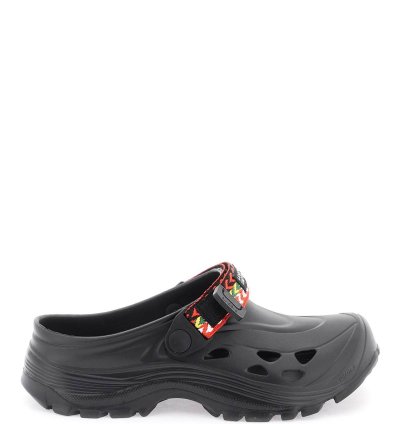 Lanvin Rubber Clogs With Multicolored Strap