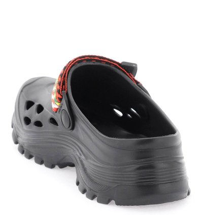 Lanvin Rubber Clogs With Multicolored Strap
