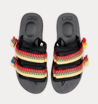 Lanvin Suicoke Black Nubuck Sandals