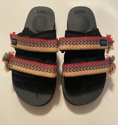 Lanvin Suicoke Black Nubuck Sandals