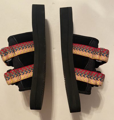 Lanvin Suicoke Black Nubuck Sandals