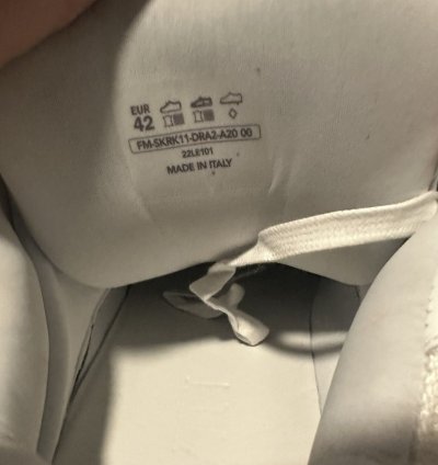 Lanvin White Curb Sneakers