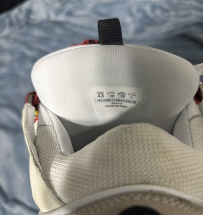 Lanvin Whte Curb Sneakers