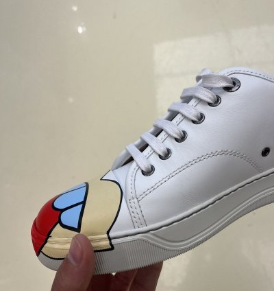 Mouth Tongue Sneakers In White