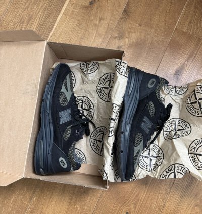 Nb Stone Island 991 V2 Black Made In Uk