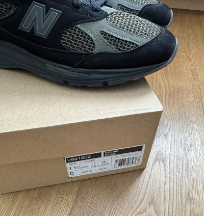 Nb Stone Island 991 V2 Black Made In Uk