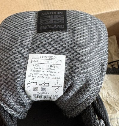 Nb Stone Island 991 V2 Black Made In Uk