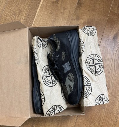 Nb Stone Island 991 V2 Black Made In Uk
