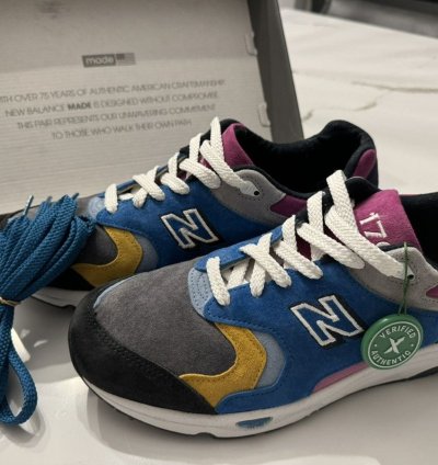 New Balance 1700 Kith The Colorist Blue Toe