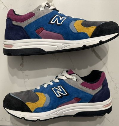 New Balance 1700 Kith The Colorist Blue Toe