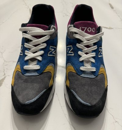 New Balance 1700 Kith The Colorist Blue Toe