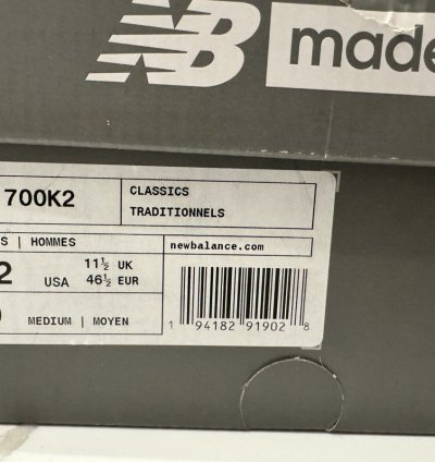 New Balance 1700 Kith The Colorist Blue Toe