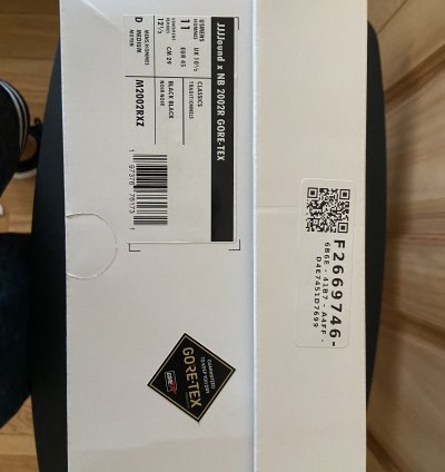 New Balance 2002r Gore-tex Jjjjound Charcoal