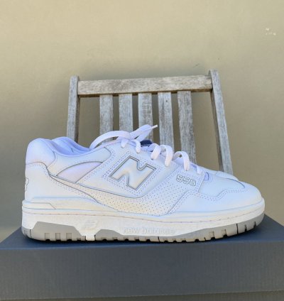 New Balance 550 White Grey Shoes