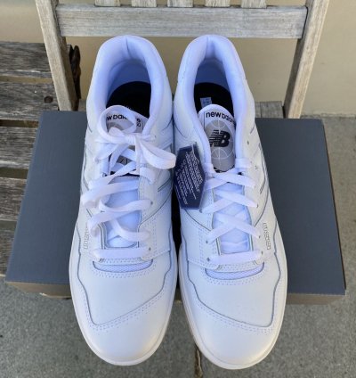 New Balance 550 White Grey Shoes