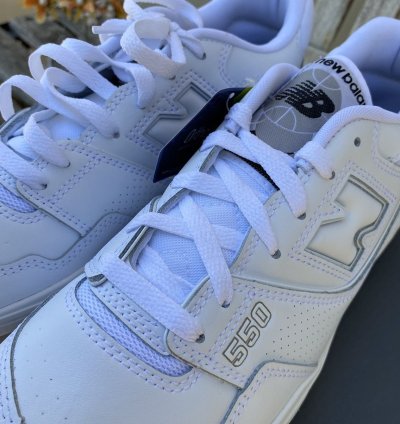 New Balance 550 White Grey Shoes