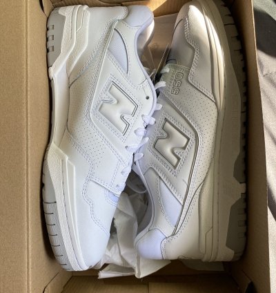 New Balance 550 White Grey Shoes
