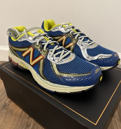 New Balance 860v2 Aime Leon Dore Ald Blue Yellow Us 10