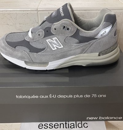 New Balance 992 M992gr Grey Running Shoes 8 5 New In Box