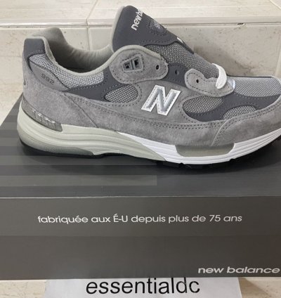 New Balance 992 M992gr Grey Running Shoes 8 5 New In Box