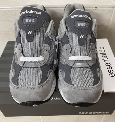 New Balance 992 M992gr Grey Running Shoes 8 5 New In Box