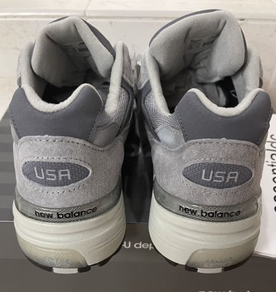 New Balance 992 M992gr Grey Running Shoes 8 5 New In Box