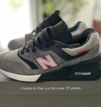 New Balance 997s Fusion Kith United Arrows Sons Gris Rose