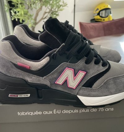 New Balance 997s Fusion Kith United Arrows Sons Gris Rose