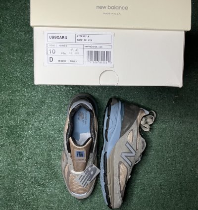 New Balance Auralee Miusa 990v4 Grey Size 10 Ships Asap