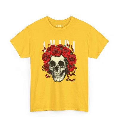 Amiri Rose Skull Daisy T-shirt - Size Usa