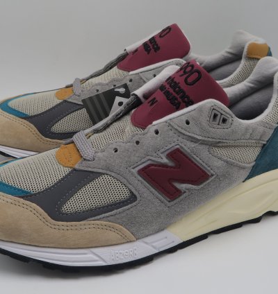 New Balance M990v2 Grey Green Maroon M990cp2 Size 11