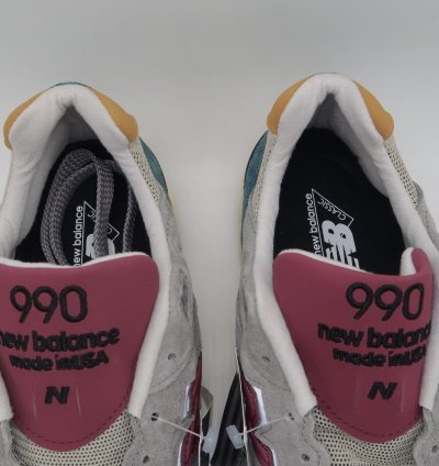 New Balance M990v2 Grey Green Maroon M990cp2 Size 11