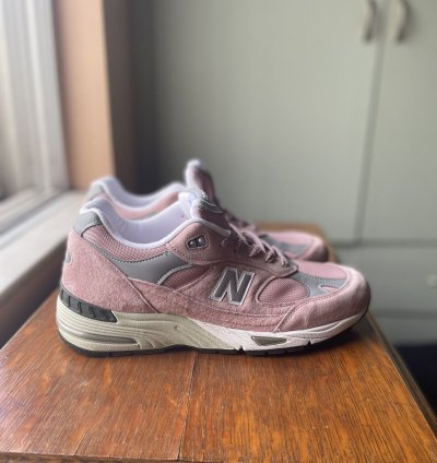 New Balance Made In England 991 Pink - Grey Similar To Patta