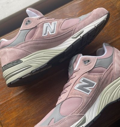 New Balance Made In England 991 Pink - Grey Similar To Patta