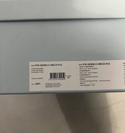 New Gallery Dept Lanvin Curb Sneaker Eu 43