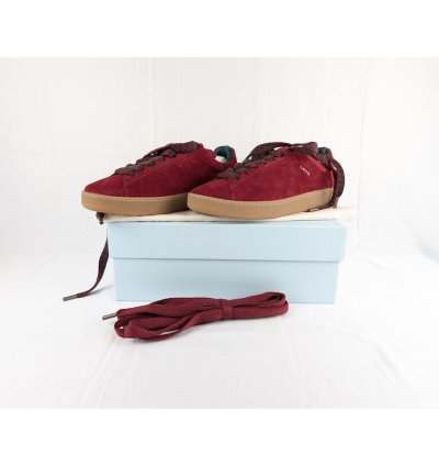 O1rshd1 Lite Curb Low-top Sneakers In Burgundy Dark Green