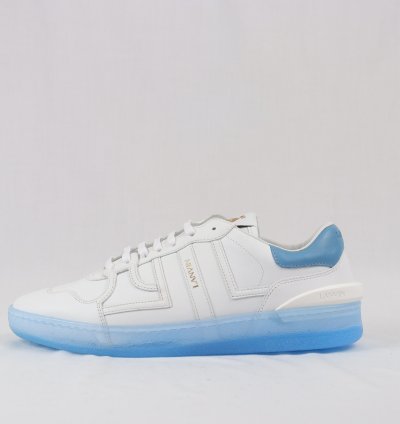 O1rshd11223 Clay Low Top Sneakers In White Blue