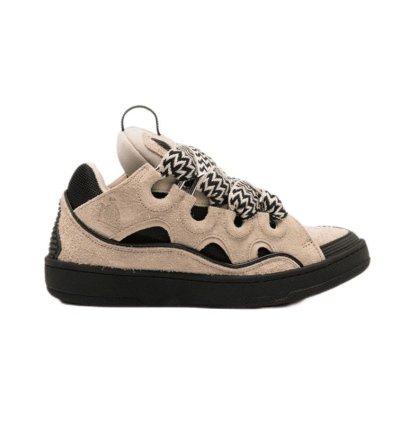 O1w1db11124 Dup Curb Low Top Sneakers In Beige Black