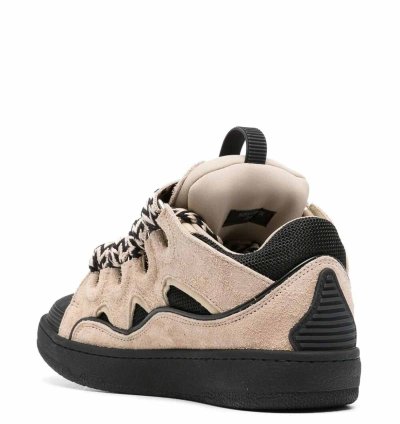 O1w1db11124 Dup Curb Low Top Sneakers In Beige Black