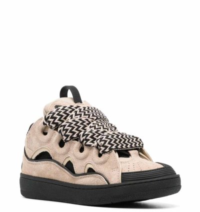 O1w1db11124 Dup Curb Low Top Sneakers In Beige Black