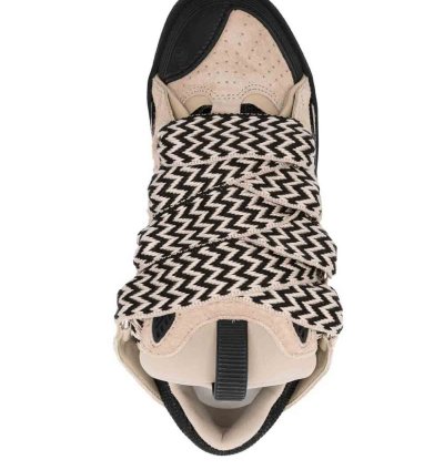 O1w1db11124 Dup Curb Low Top Sneakers In Beige Black